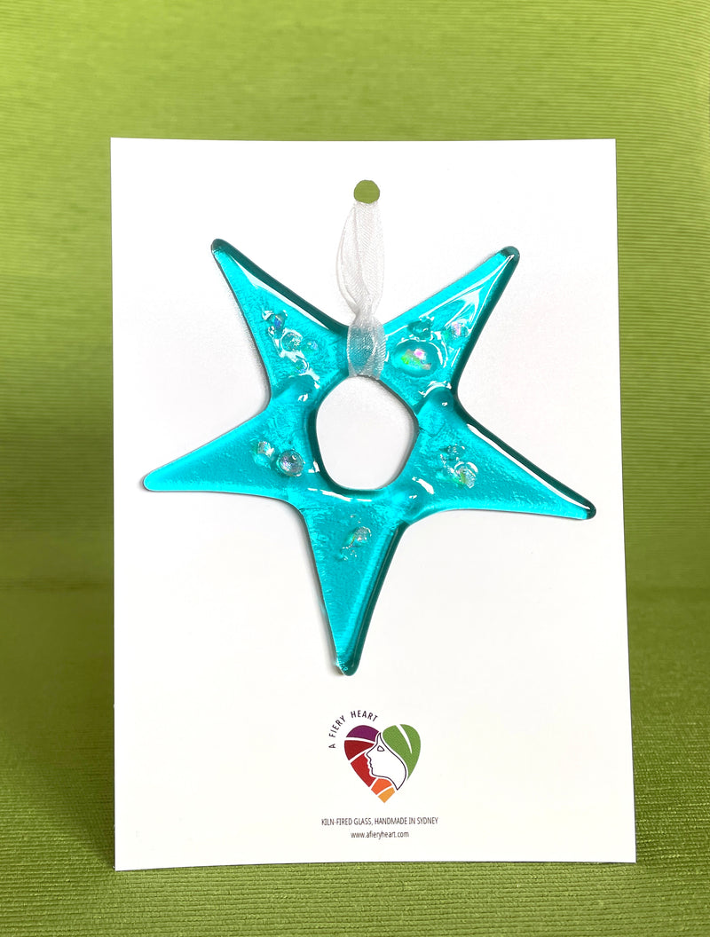 Christmas Ornament | Aquamarine Star