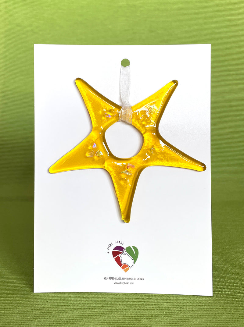 Christmas Ornament | Yellow Star