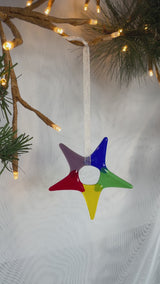 Christmas Ornament | Rainbow Star