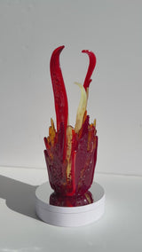 Glass Sculpture | Flame of Life