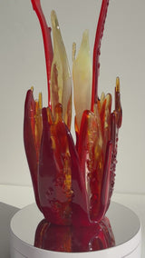 Glass Sculpture | Flame of Life