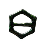 Shirt buckle + Scarf holder | Dark Shimmering Green