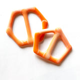 Shirt buckle + Scarf holder | Orange