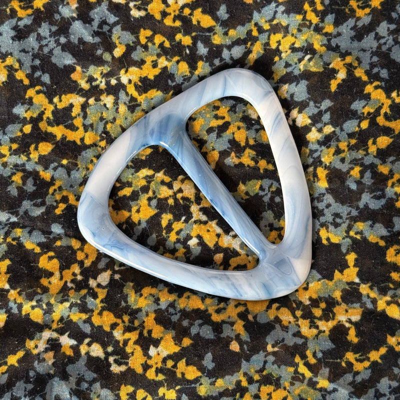 Scarf holder + Shirt Buckle | Cloudy sky