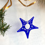 Christmas Ornament | Cobalt Blue Star