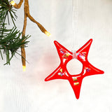 Christmas Ornament | Orange Star