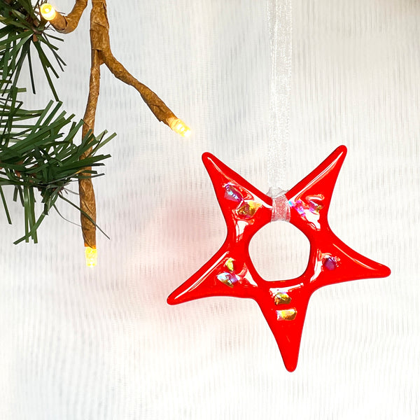 Christmas Ornament | Orange Star