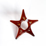 Christmas Ornament | Dark Amber Star