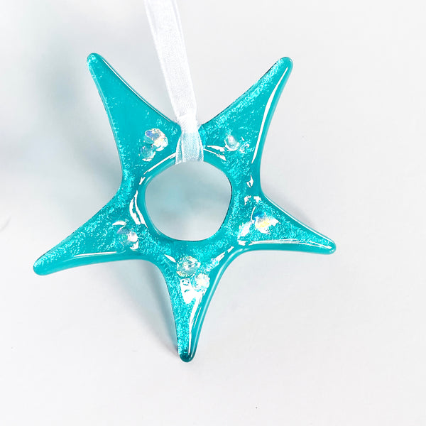 Christmas Ornament | Aquamarine Star