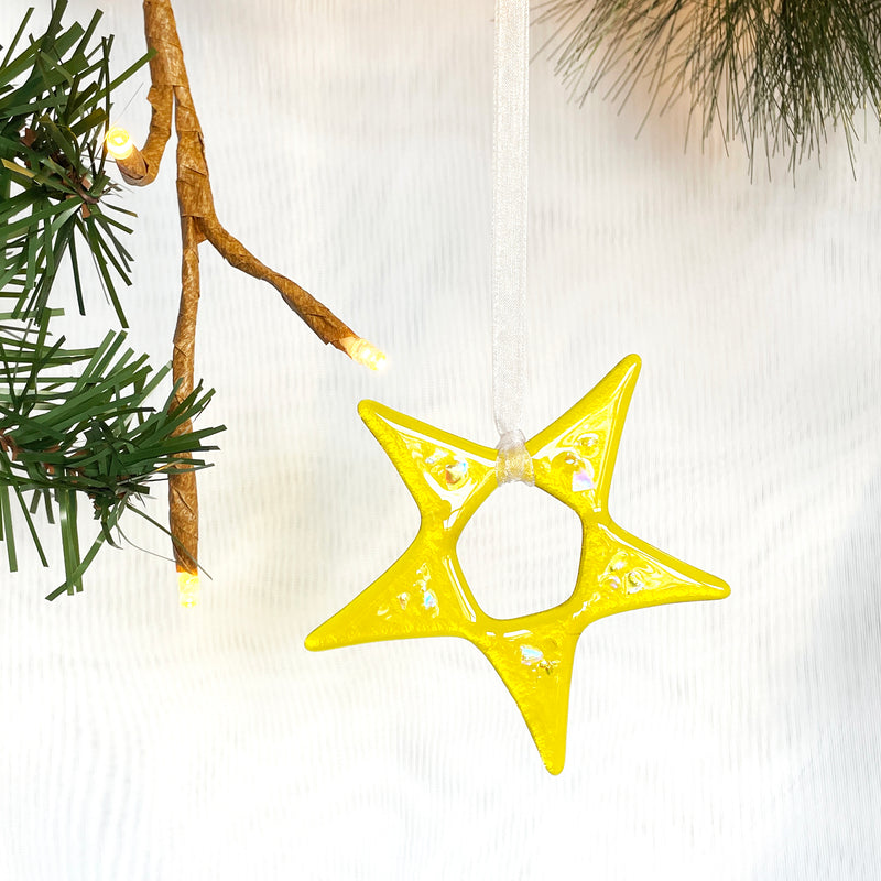 Christmas Ornament | Yellow Star