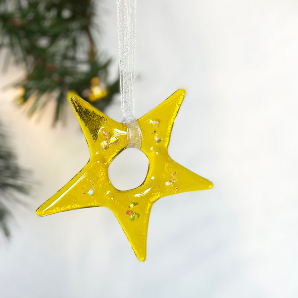 Christmas Ornament | Yellow Star