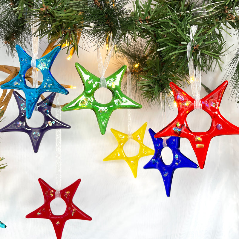 Christmas Ornament | Dark Amber Star