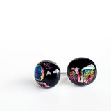 Dichro | Rainbow stud earrings