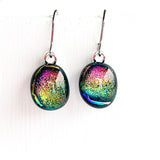 Dichro | Rainbow drop earrings