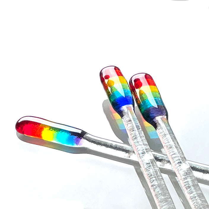 Swizzle sticks | Rainbow (Set of 2, 4 or 6)