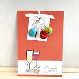 Wine glass charms  | Small Stripes