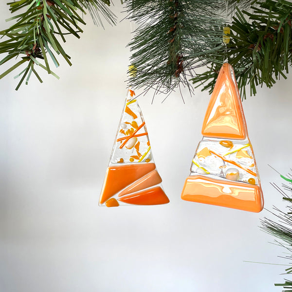 Ornament | Christmas Tree (orange, small)