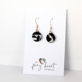 Black & White | Drop earrings - Medium