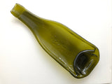 Wine bottle platter | Multifunctional dish (brown/green)