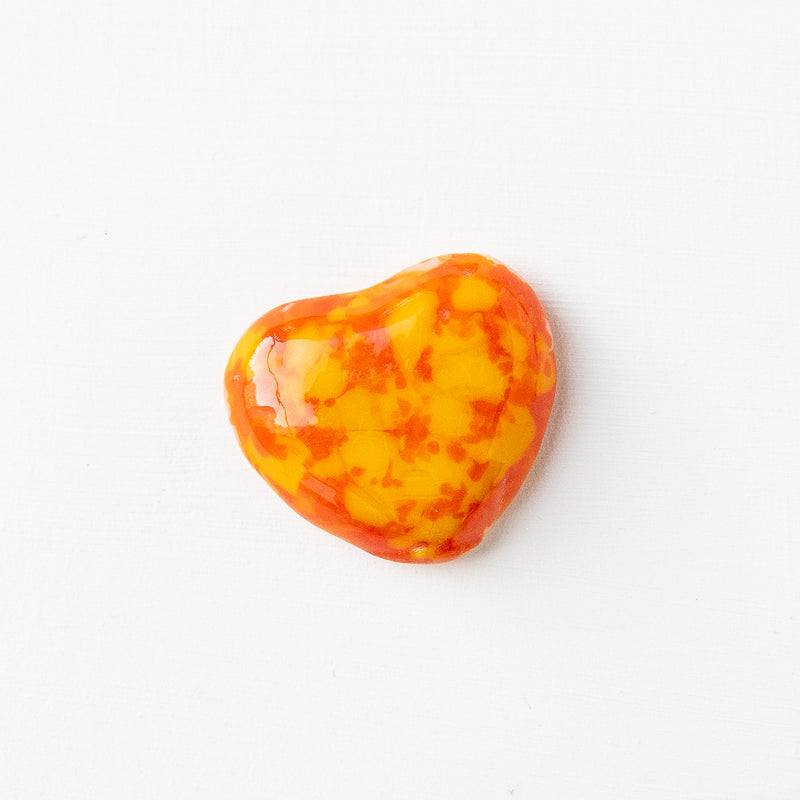 Pocket Heart  | Orange + Yellow
