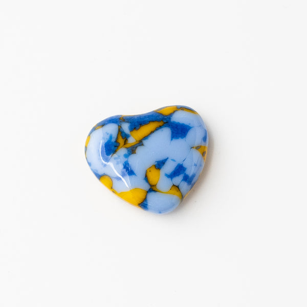 Pocket Heart  | Blue + Yellow