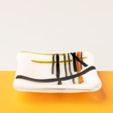 Trinket dish | Stripes on white