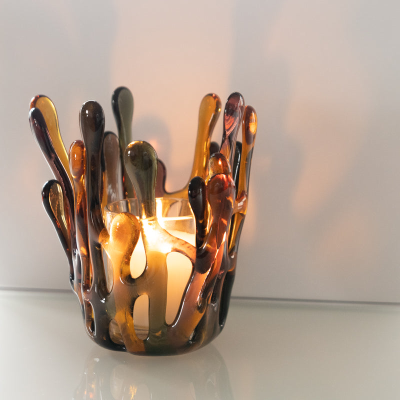 Candle Holder | Earth Tones