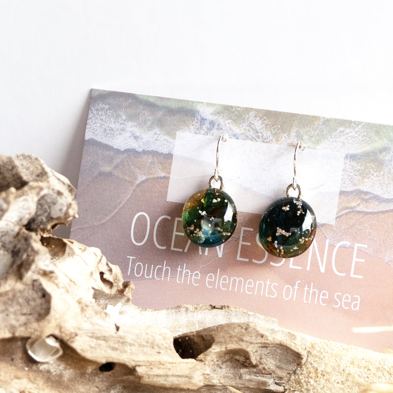 Ocean Essence | Coastal Lagoon drop earrings