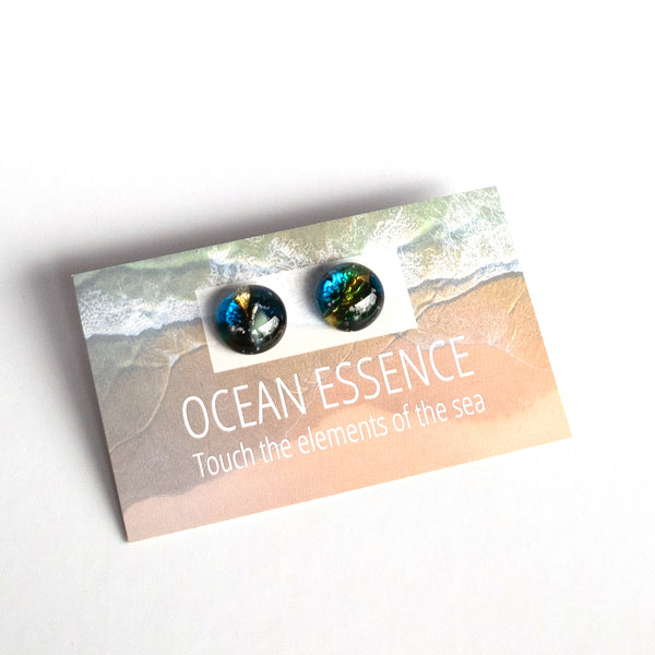 Wear Coastal Lagoon earrings and remember times spent at the beach