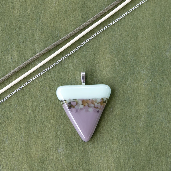 Spring Pastels | Pendant - Triangle Small lilac