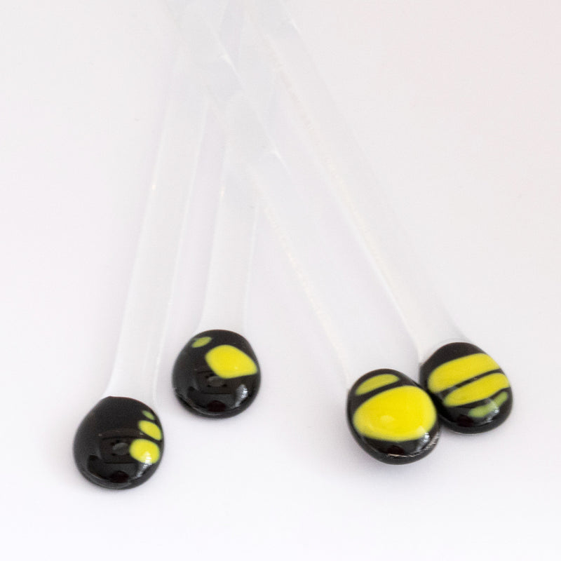 Swizzle sticks | Black + Yellow