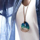 Ocean Essence | Emerald Sea - Donut pendant