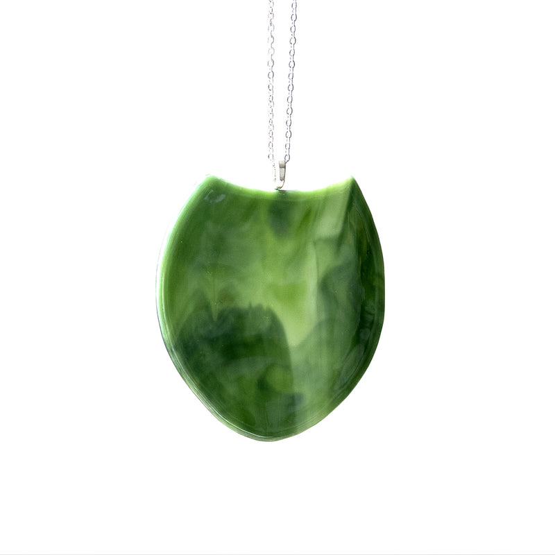Long Chain Necklace | Lush Green