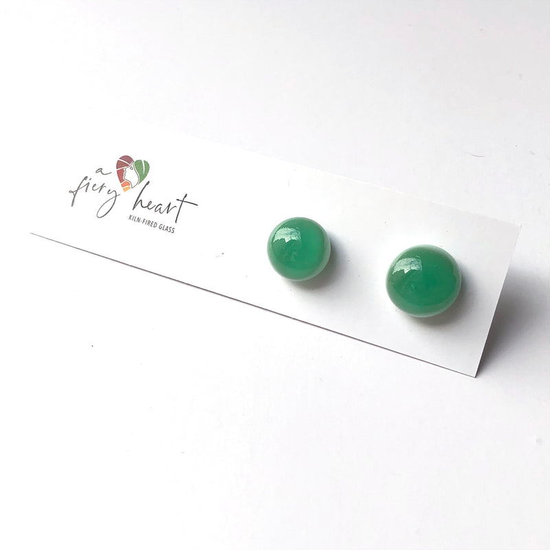 Unicolour | Mint - Stud earrings