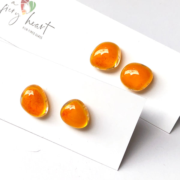 Happy Colours | Orange Stud earrings