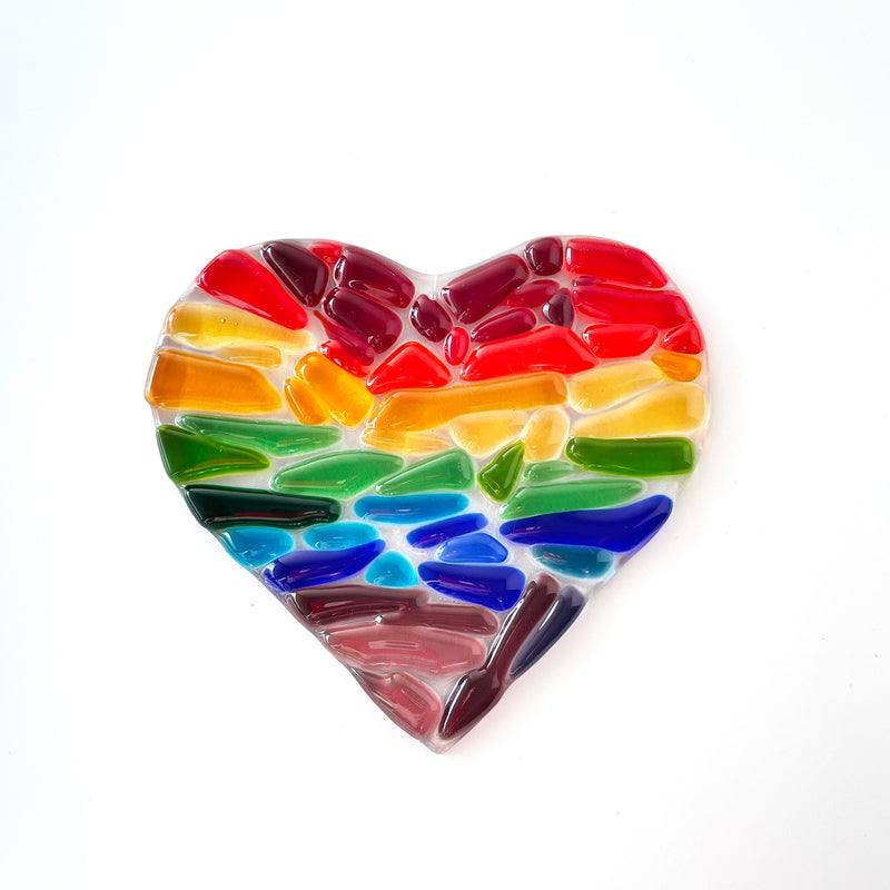 Rainbow Love Heart 